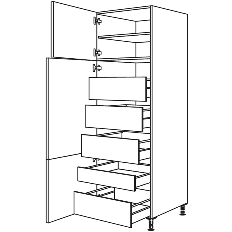 nobilia Hochschrank HI40-1 40 cm