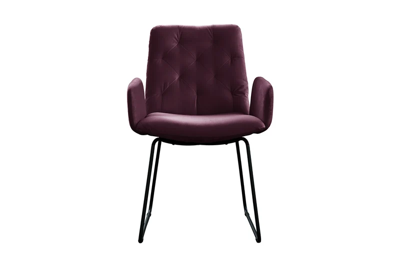 KAWOLA Esszimmerstuhl NEW CHARME Velvet purple