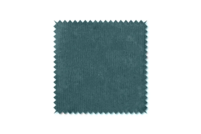 KAWOLA Sofa ARLY Polsterbank Bezug Velvet petrol