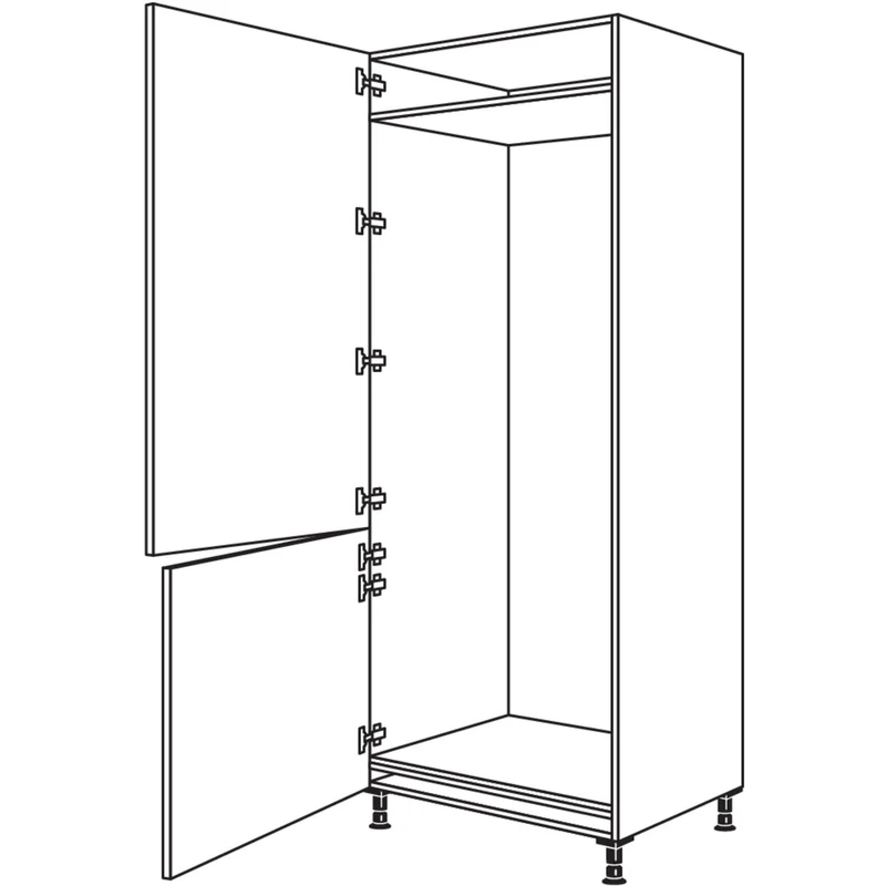 nobilia XL-Geräte-Umbau Kühl-Gefrierautomat GD194-76-3X 76,2 cm
