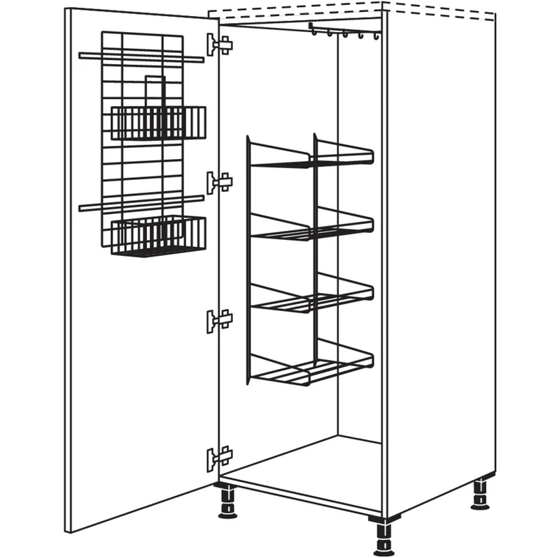 nobilia XL-Besen-/ Geräteschrank HBF60-X 60 cm