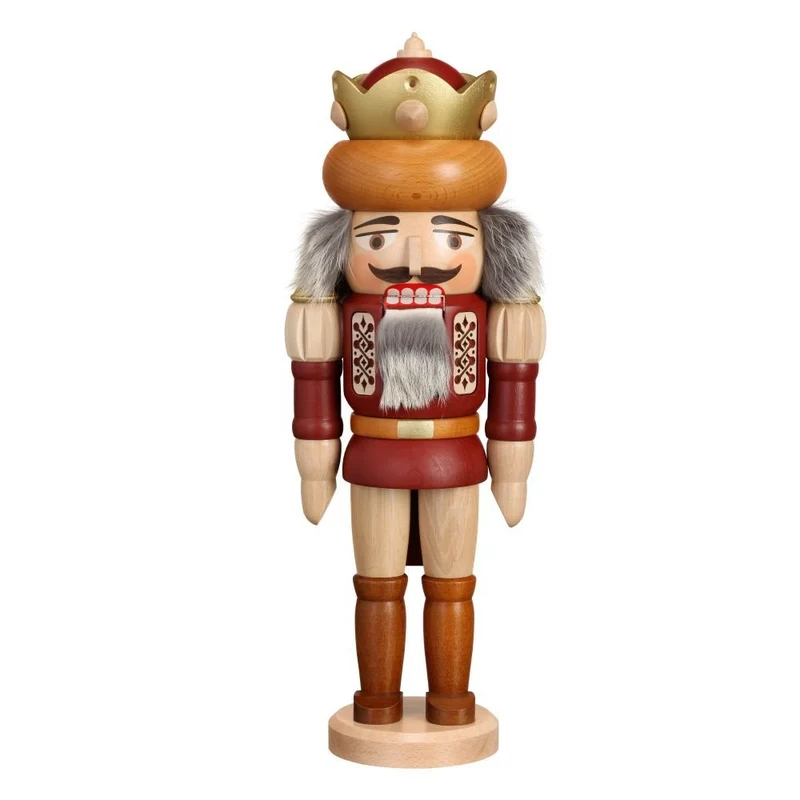 Zeidler Holzkunst - Echte Naturburschen - Nussknacker König ca. 45cm