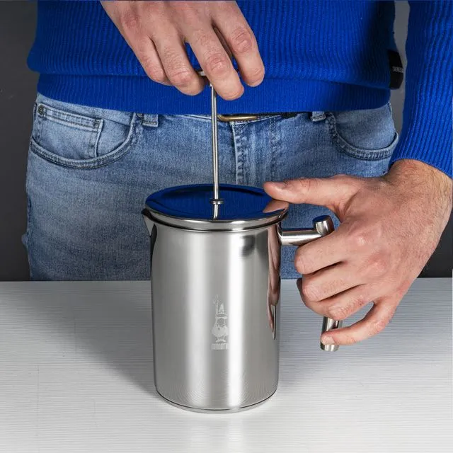Bialetti, Milchaufschäumer "Cappuccinatore" aus Edelstahl induktionsfähig