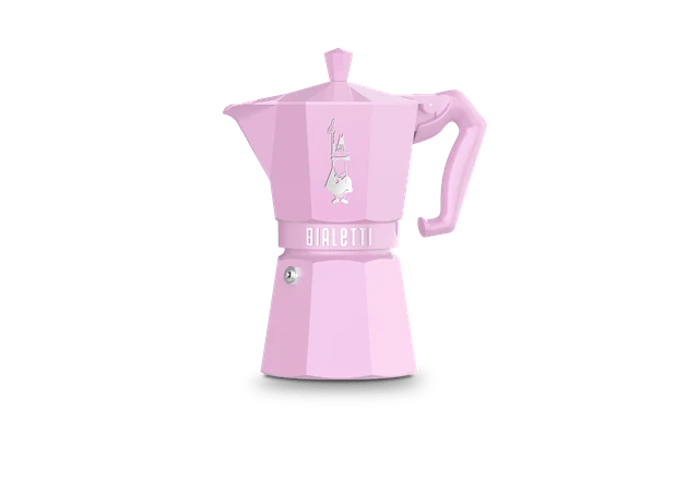 Bialetti, Espressokocher Moka, Exclusive, 6 Tassen, pink