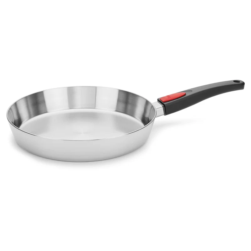 WOLL 'Concept Pro Edelstahlpfanne, Ø 28cm, 5cm hoch, abnehmbarer Griff'