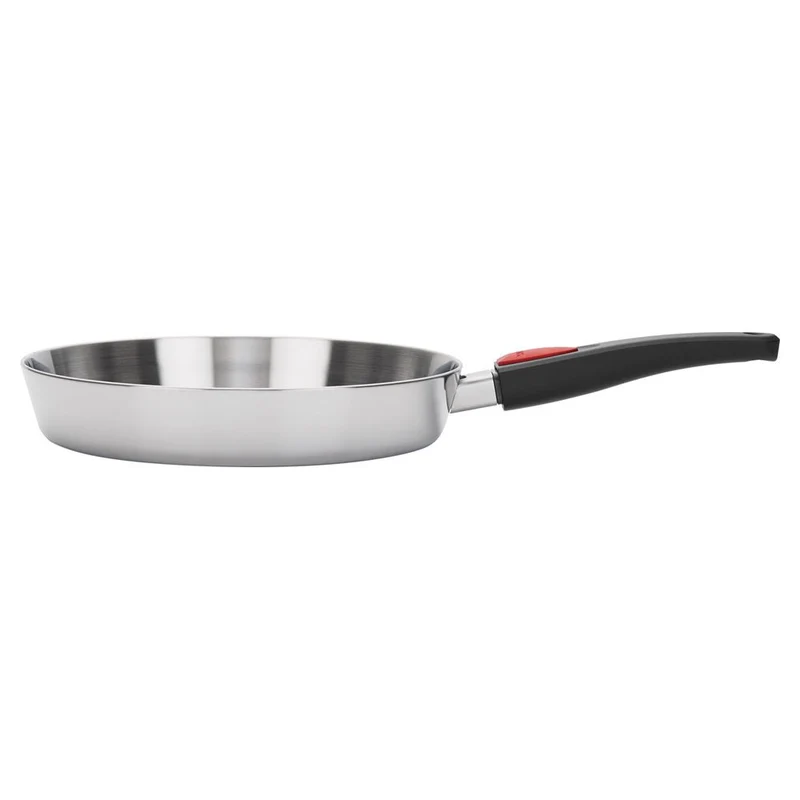 WOLL 'Concept Pro Edelstahlpfanne, Ø 28cm, 5cm hoch, abnehmbarer Griff'