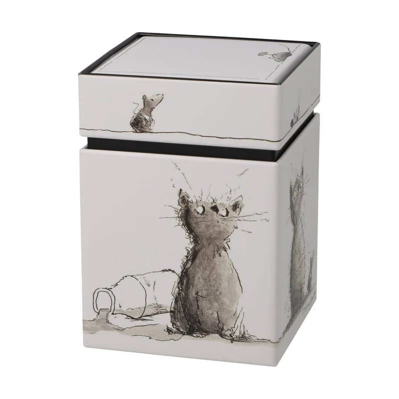 Peter Schnellhardt - Katzenbande, Goebel, Teedose, 2024
