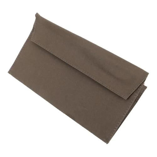 Olivgrün Reisetagebuch Organizer Etui mit Reißverschluss, aus Canvas
