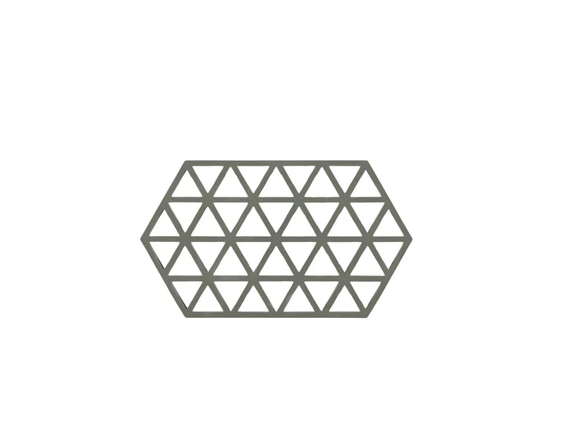 Zone Denmark, Untersetzer Triangles, olive green, 24 x 14 x 0,9 cm
