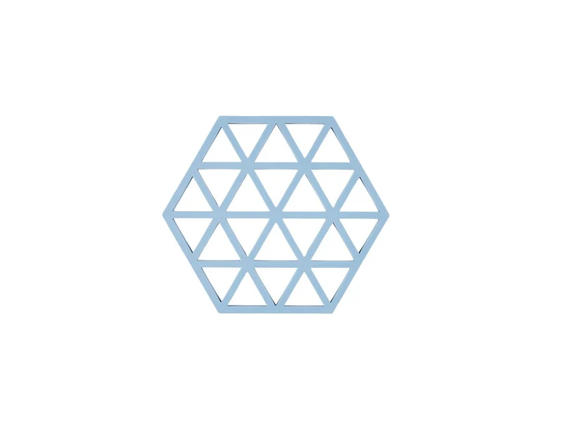 Zone Denmark, Untersetzer Triangles, blue, 16 x 14 x 0,9 cm