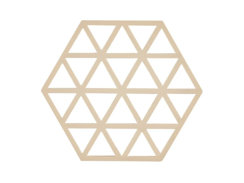 Zone Denmark, Untersetzer Triangles, birch, 16 x 14 x 0,9 cm