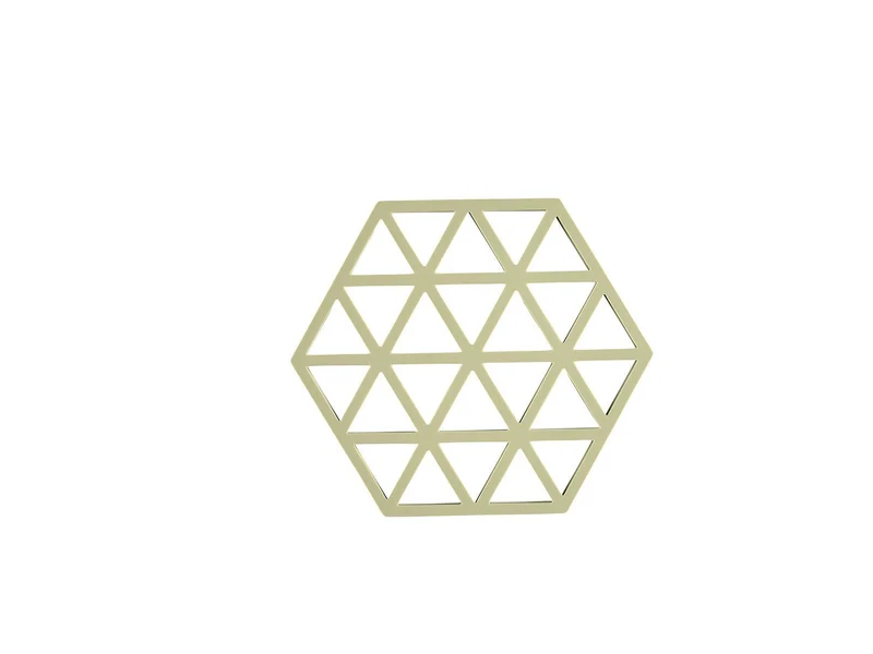 Zone Denmark, Untersetzer Triangles, Matcha green, 16 x 14 x 0,9 cm