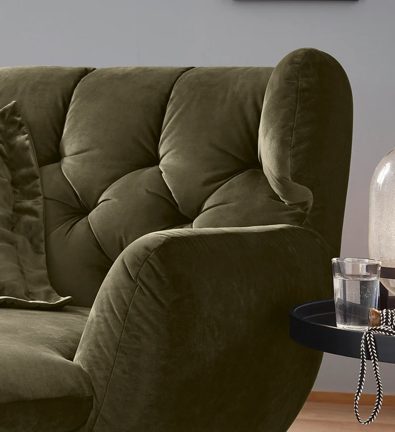 KAWOLA Longseat CHARME Velvet oliv