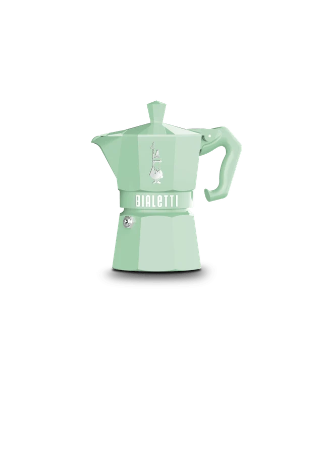 Bialetti, Espressokocher Moka Exclusive, 3 Tasssen, grün