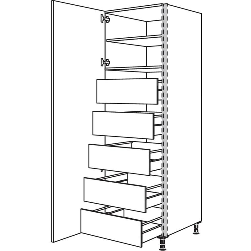 nobilia Hochschrank NHSIF60-2 60 cm