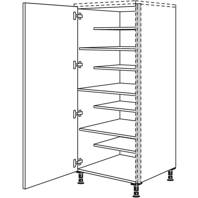 nobilia XL-Highboard Schuhschrank NHSWSF60-X