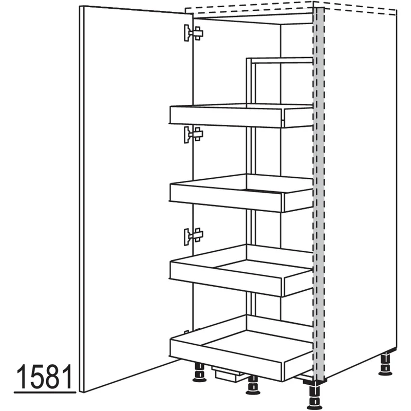 nobilia XL-Highboard Cargo NHSCF60-X 60 cm