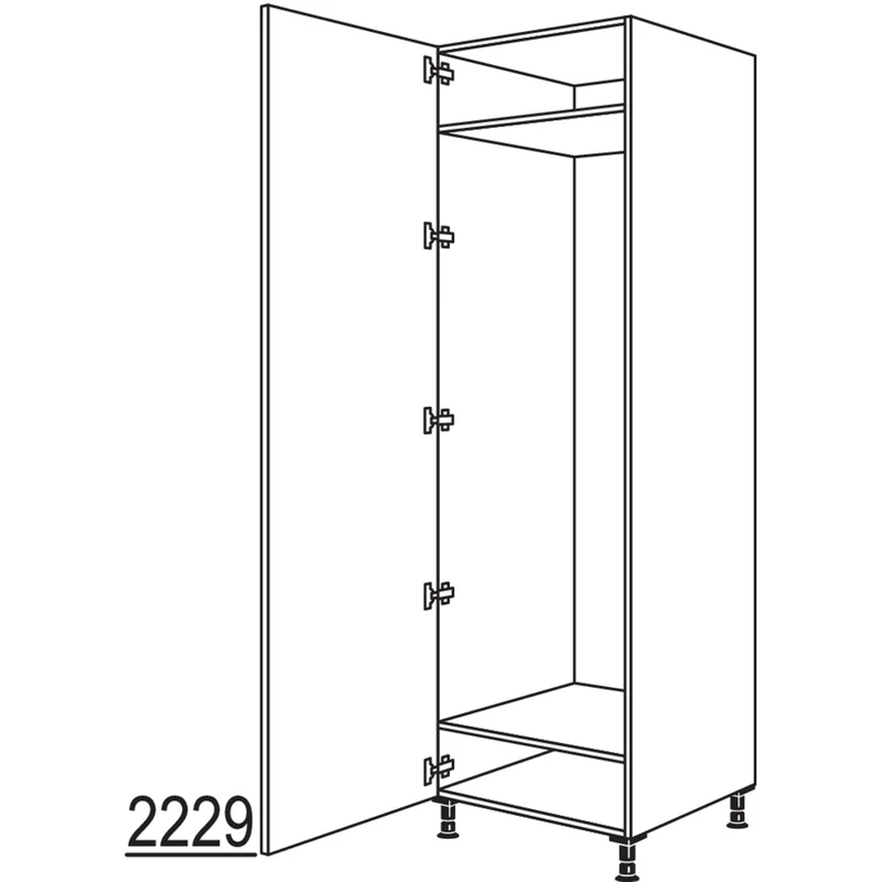 nobilia XL-Geräte-Umbau Kühl- oder Gefrierautomat GF178-3X 60 cm