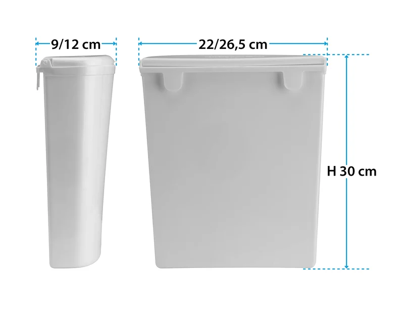Brunner Pillar Abfalleimer + Halterung Müll Tonne Eimer Kompakt Caravan Camping