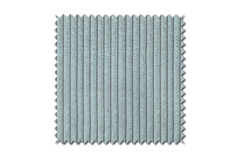 KAWOLA Hocker CHARME Hockerbank Cord hellblau