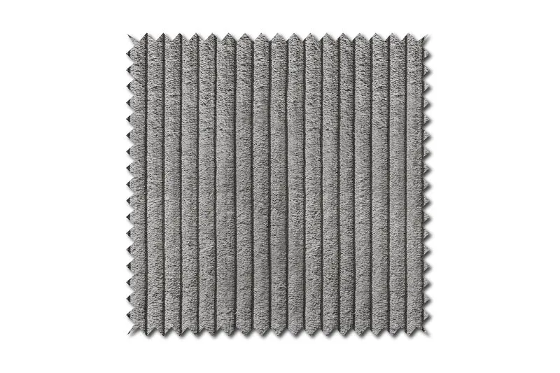 KAWOLA Hocker CHARME Hockerbank Cord grau