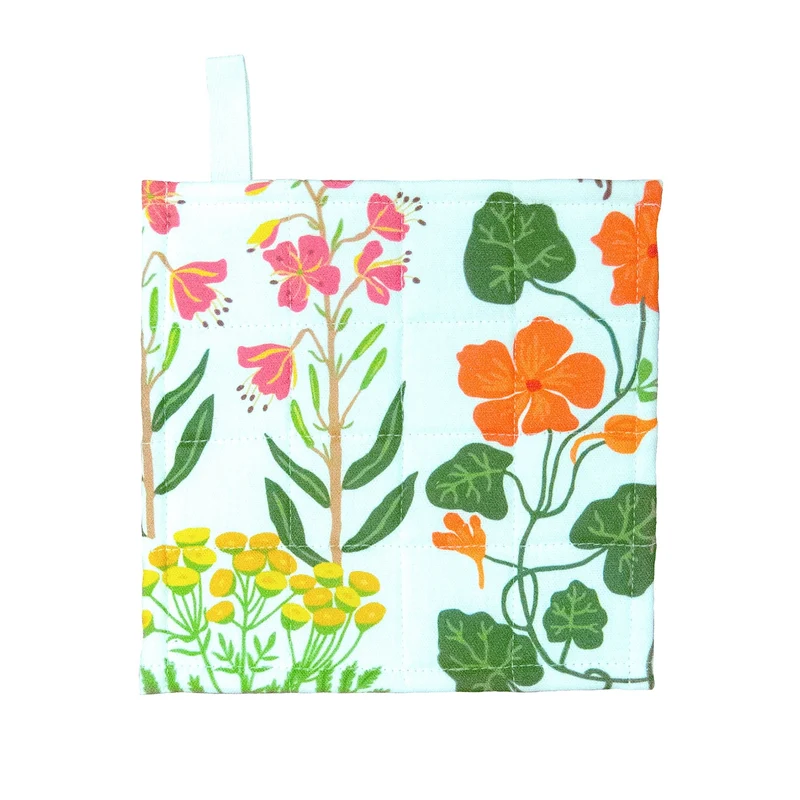 KLIPPAN - Topflappen Leksand weiß, gewebte Baumwolle 20x20cm