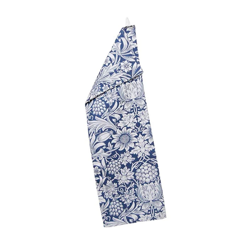 KLIPPAN - Geschirrtuch Sunflower dark denim, gewebte Baumwolle, 46x70cm