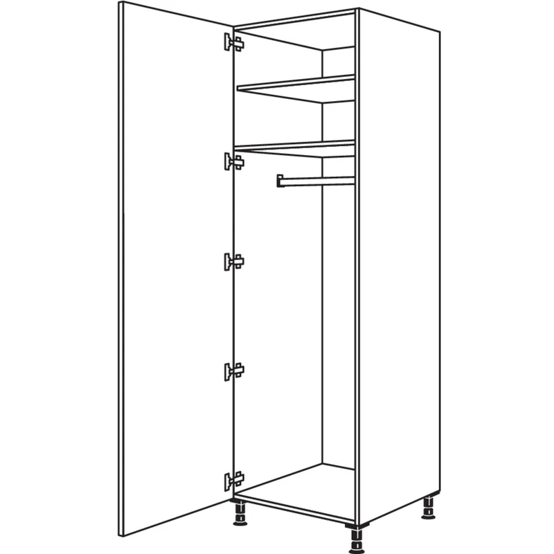 nobilia XL-Garderobenschrank HWGF60-2X 60 cm