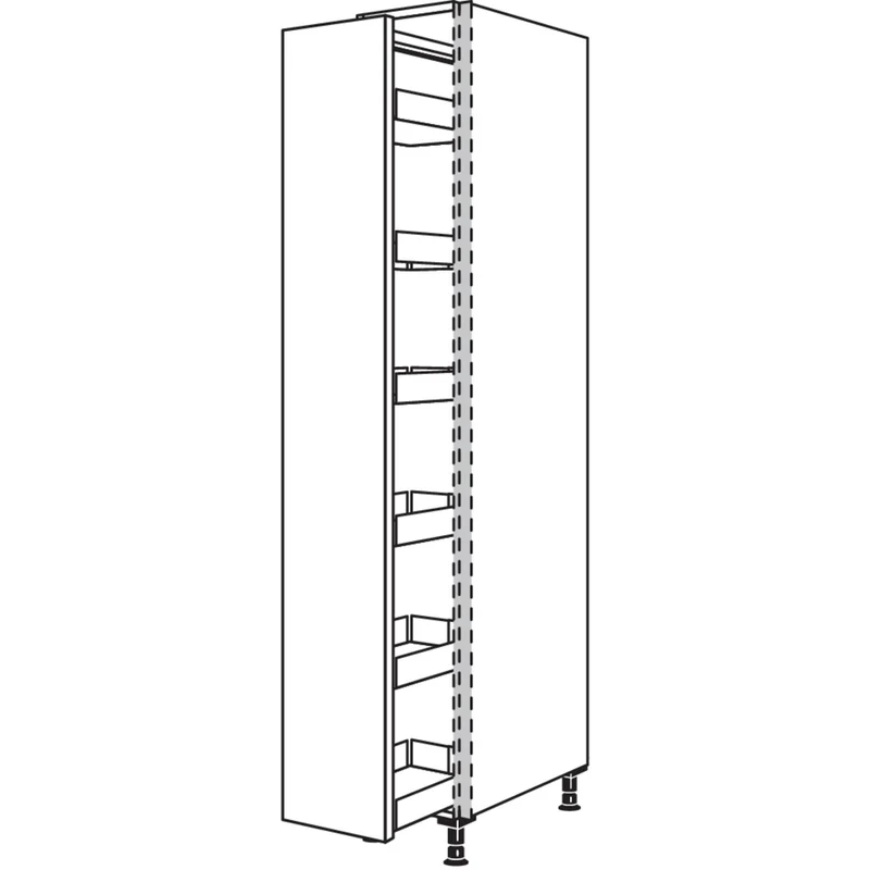 nobilia Apothekerschrank NHSAF30-3 30 cm