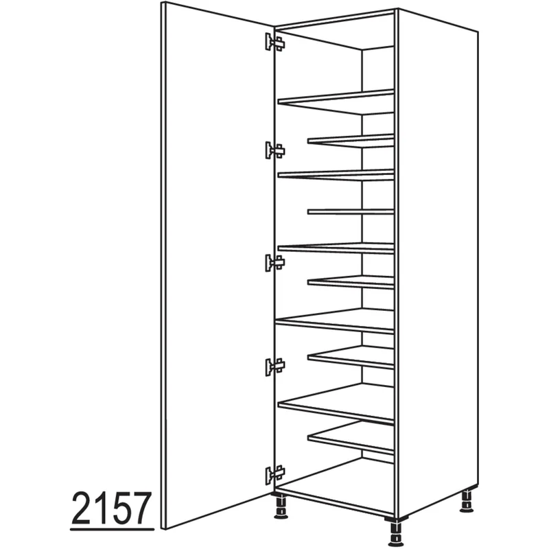 nobilia XL-Schuhschrank HWSF60-2X 60 cm
