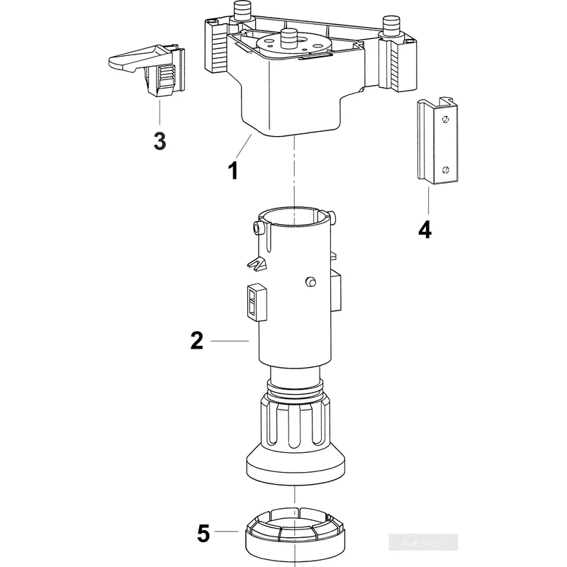 nobilia Gleit-Adapter für Vario- Sockelsystem 4225
