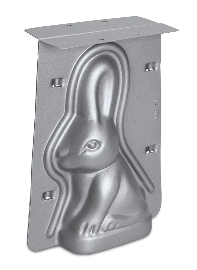 Städter 'we love baking Osterhäschen, 14 x 18 x 6,5 cm Silber'