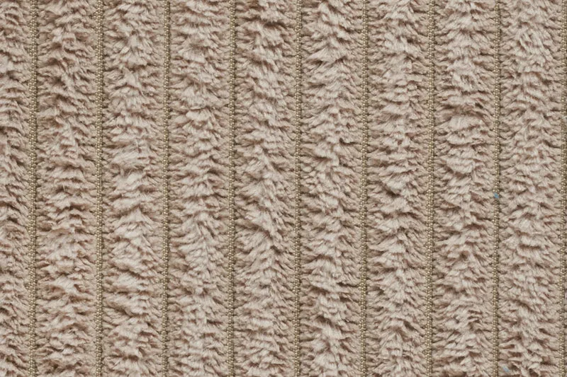 B-Ware KAWOLA Big Hocker MADELINE Polsterhocker Cord taupe