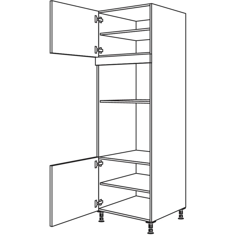 nobilia Geräte-Umbau Backofen und Mikrowelle GMO-3 60 cm