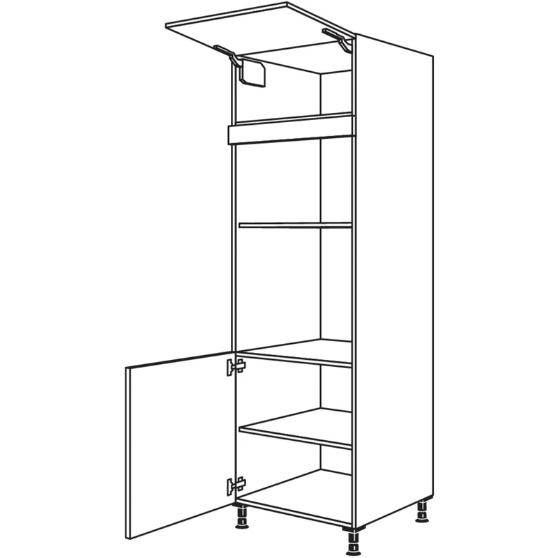 nobilia Geräte-Umbau Backofen und Mikrowelle GDMO-3 60 cm