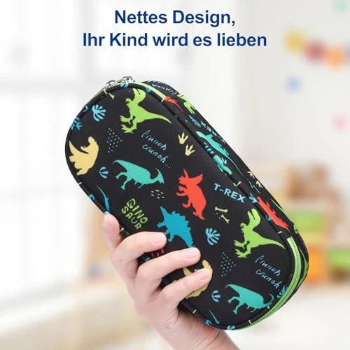 Bagseri Federmäppchen Jungen - Große Kinder Federtasche für Kita und Schule