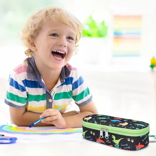 Bagseri Federmäppchen Jungen - Große Kinder Federtasche für Kita und Schule