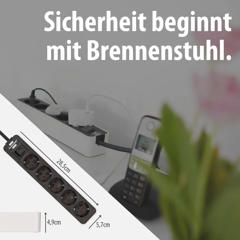 Brennenstuhl Ecolor Steckdosenleiste 5-Fach