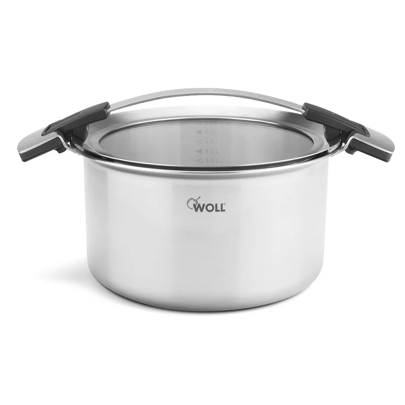 WOLL 'CONCEPT Pro - Edelstahltopf, 24 cm Ø 13,5 cm hoch 6,0 Liter inkl. Deckel'
