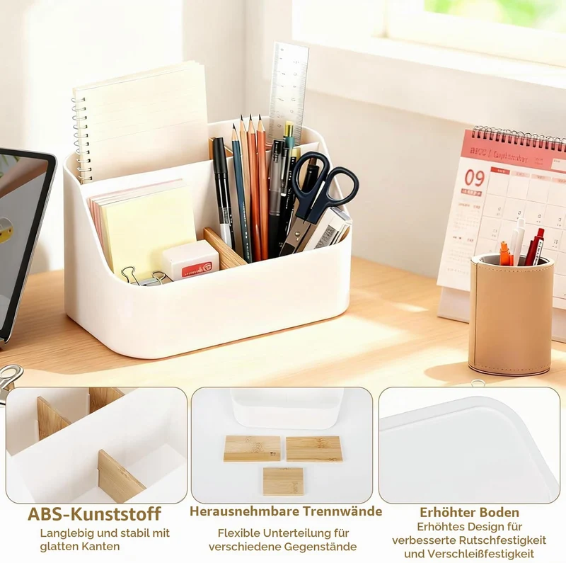 Schreibtisch Organizer mit 5 Fächer, Multifunktionaler Organizer
