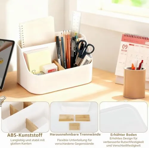 Schreibtisch Organizer mit 5 Fächer, Multifunktionaler Organizer