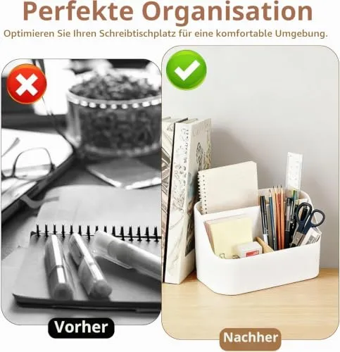 Schreibtisch Organizer mit 5 Fächer, Multifunktionaler Organizer