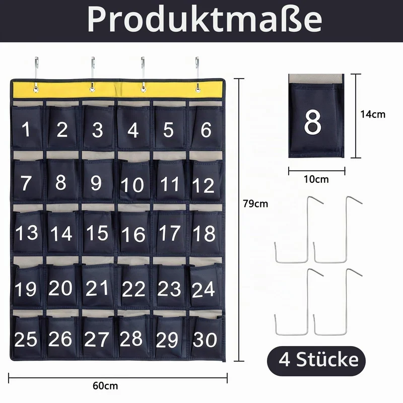 TNSLAND Handygarage Schule Handy Aufbewahrungsbox Handy-Taschen 79 X 60cm