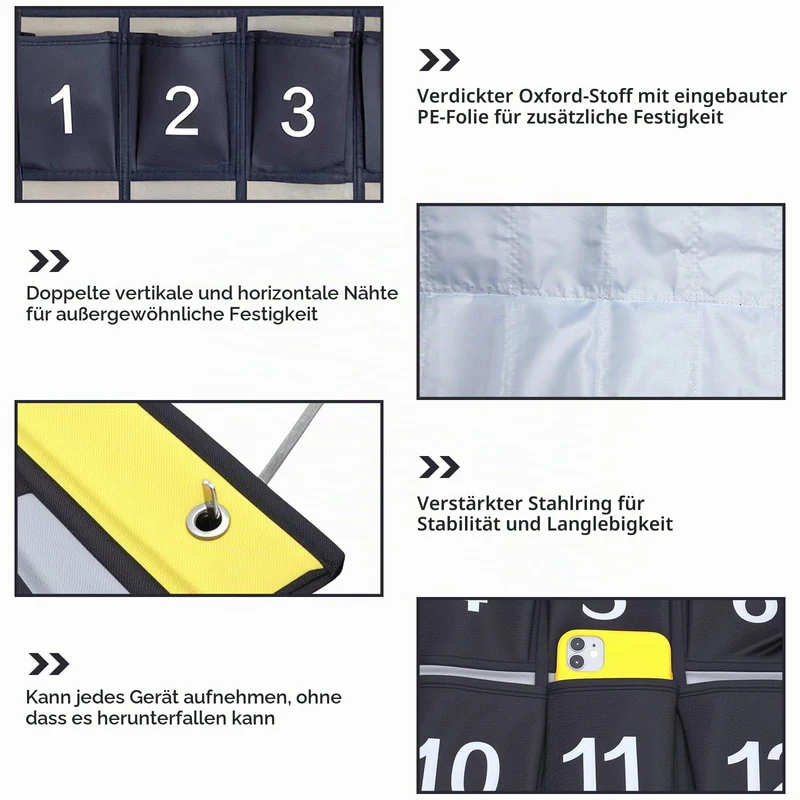 TNSLAND Handygarage Schule Handy Aufbewahrungsbox Handy-Taschen 79 X 60cm