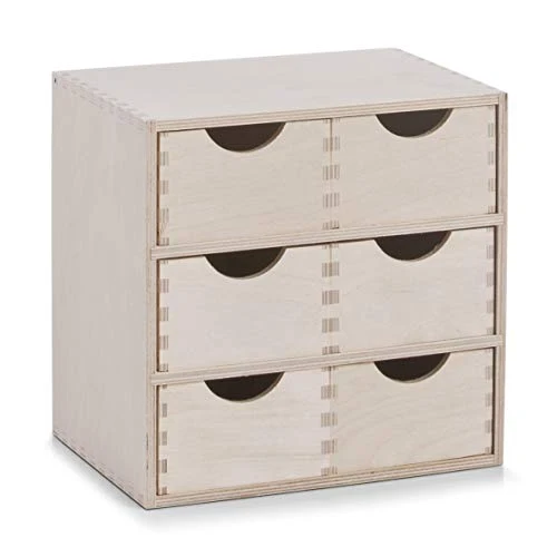 Zeller 13192 Schubladenelement, 6-er, Birke 28 x 20 x 28 cm, Sonstige