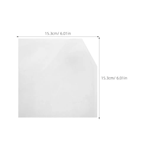 20 Stück Transparente Pvc Selbstklebende Hüllen für Notizbücher und Journale mit Glatter Oberfläche und Dünner Flexibilität zur Büroorganisation
