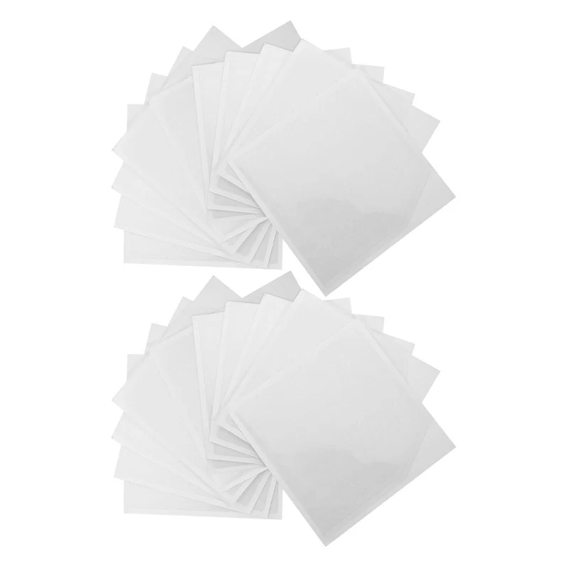 20 Stück Transparente Pvc Selbstklebende Hüllen für Notizbücher und Journale mit Glatter Oberfläche und Dünner Flexibilität zur Büroorganisation