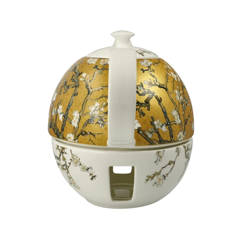 Goebel Artis Orbis, Teekanne mit Stövchen, Van Gogh - Mandelbaum 24cm 2025