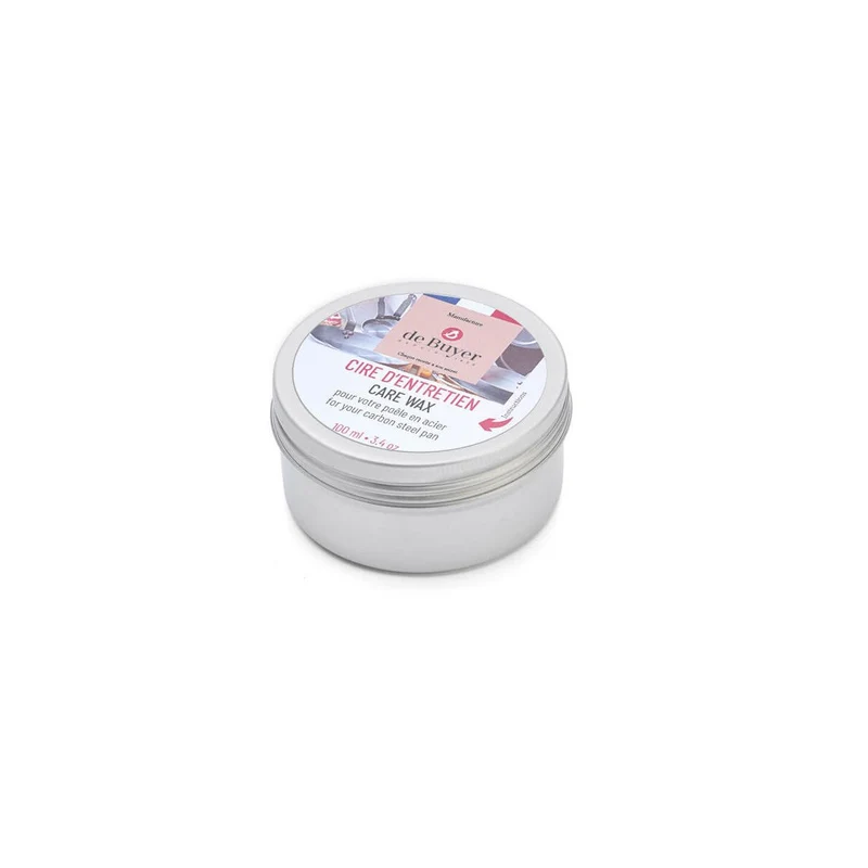 de Buyer 'Einbrennwachs und Pflegewachs für Eisen – 100 ml Box'
