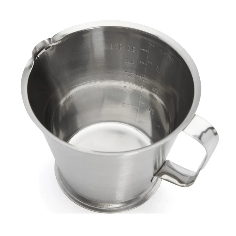 De Buyer 'Edelstahl-Messbecher Graduiert 0,5L'